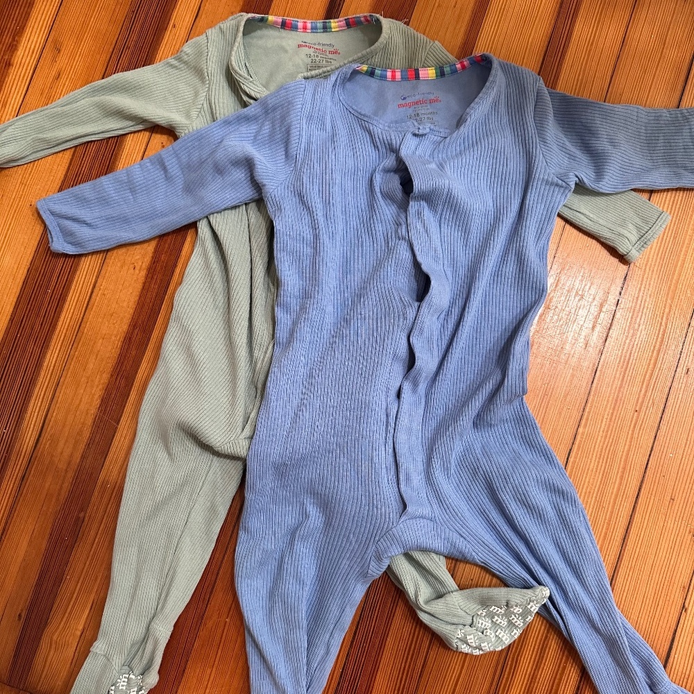 Magnetic Me footie onesies 12-18 months